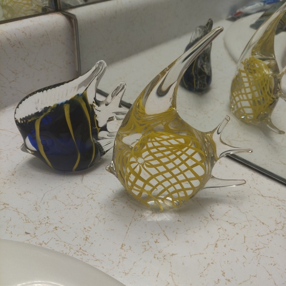 🐟Art Glass AngelFish Set🐟 - Picture 9 of 10